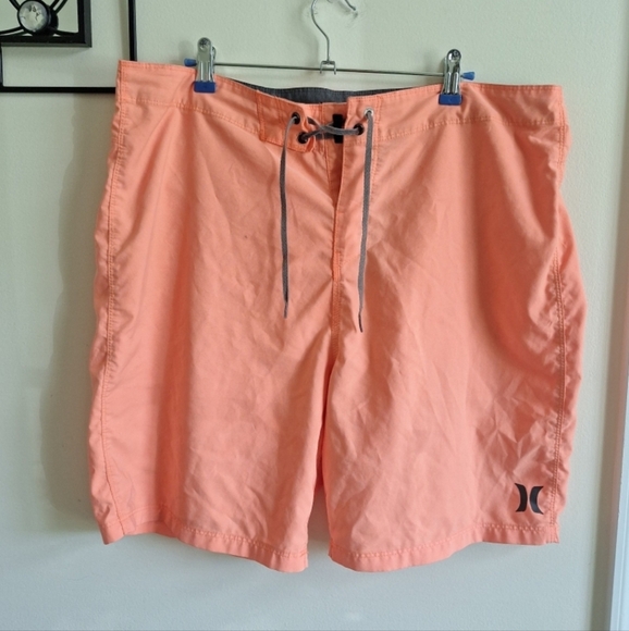 Hurley Men's Coral Swim Trunks Size L - Picture 1 of 9